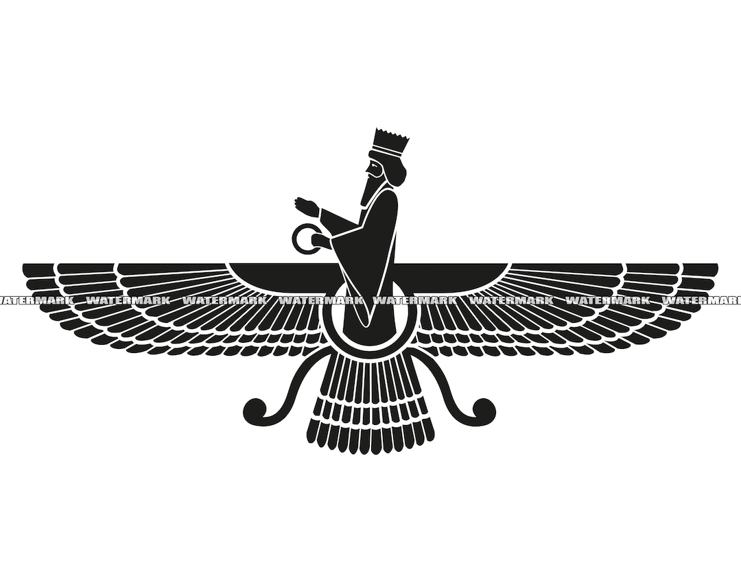 Ahura Mazda SVG Ahura Mazda Cut File Ahura Mazda DXF Ahura Etsy