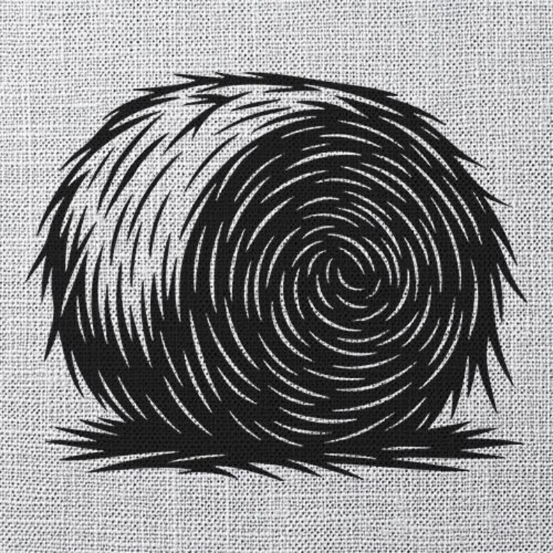 Hay Bale SVG, Farm DXF, Hay PNG, Rustic Cut File, Clipart, Digital File ...