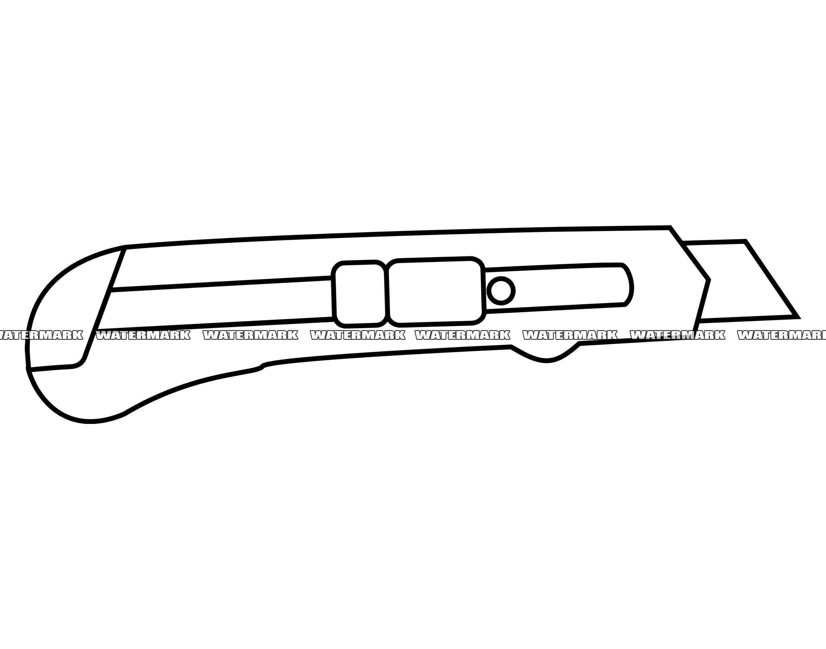 Box Cutter SVG Box Cutter Cut File Box Cutter DXF Box Etsy Australia
