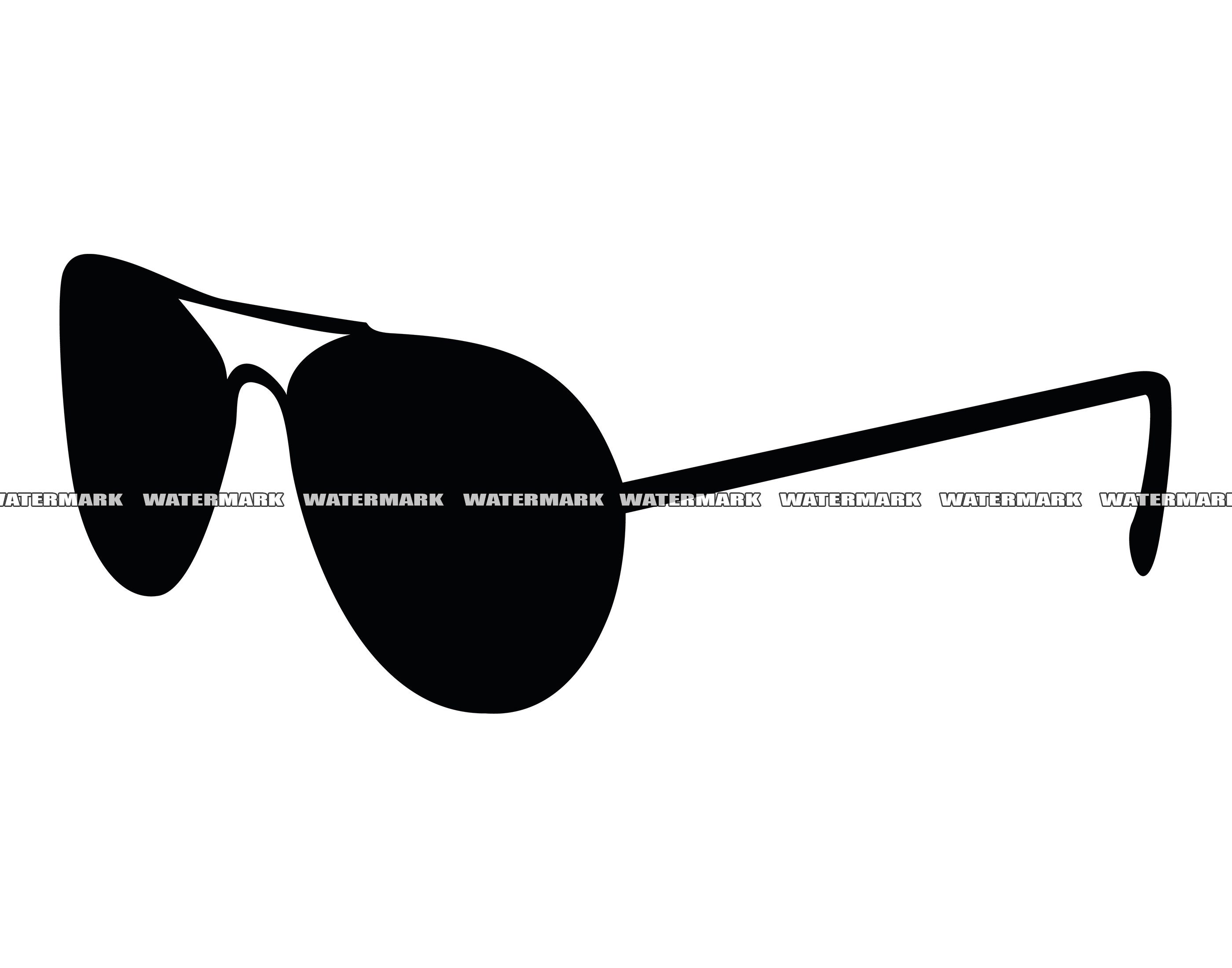 Aviator Sunglasses SVG 1 Aviator Sunglasses Cut File Etsy