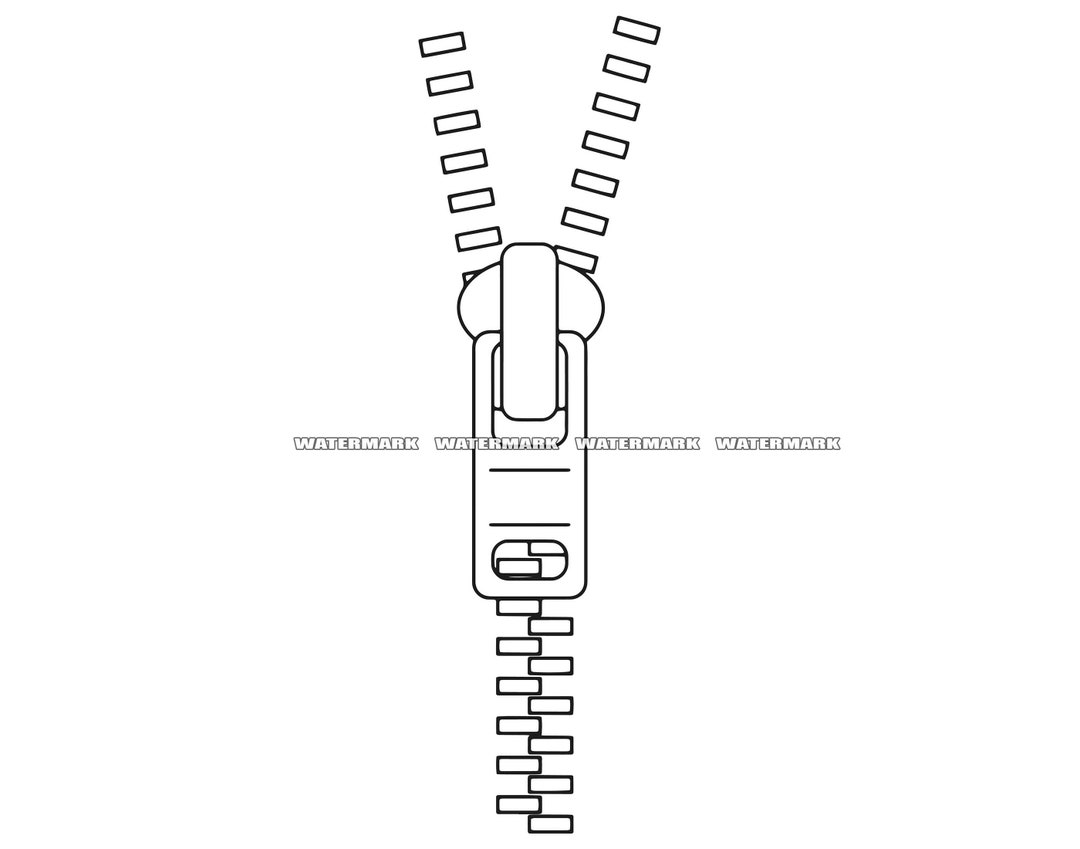 Zipper SVG 5 Zipper Cut File Zipper DXF Zipper PNG Etsy