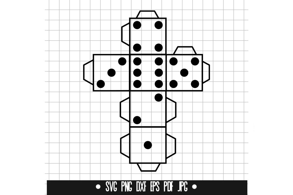 Dice SVG, Dice DXF, Dice PNG, Dice Clipart, Dice Silhouette, Dice Cut ...