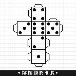 Dice SVG, Dice DXF, Dice PNG, Dice Clipart, Dice Silhouette, Dice Cut File