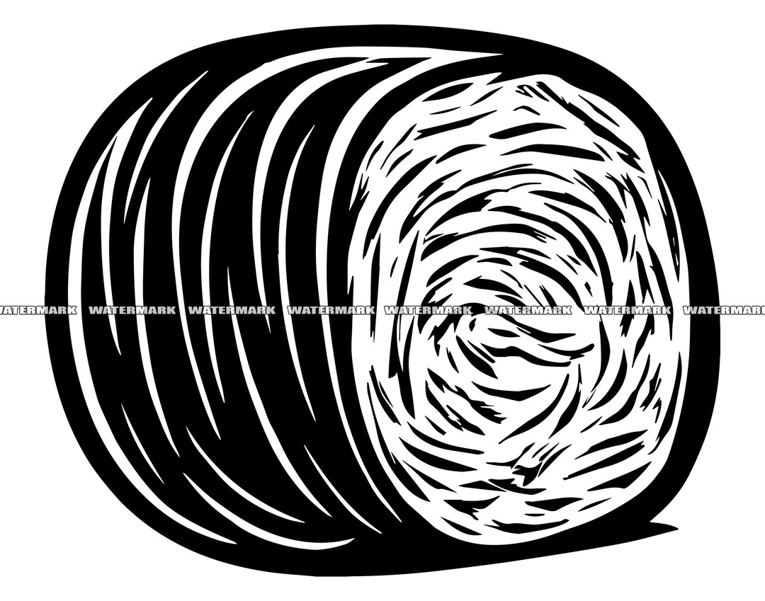 Hay Bale SVG Hay Bale Cut File Hay Bale DXF Hay Bale PNG Etsy