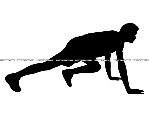 Sprinter Silhouette Clip Art