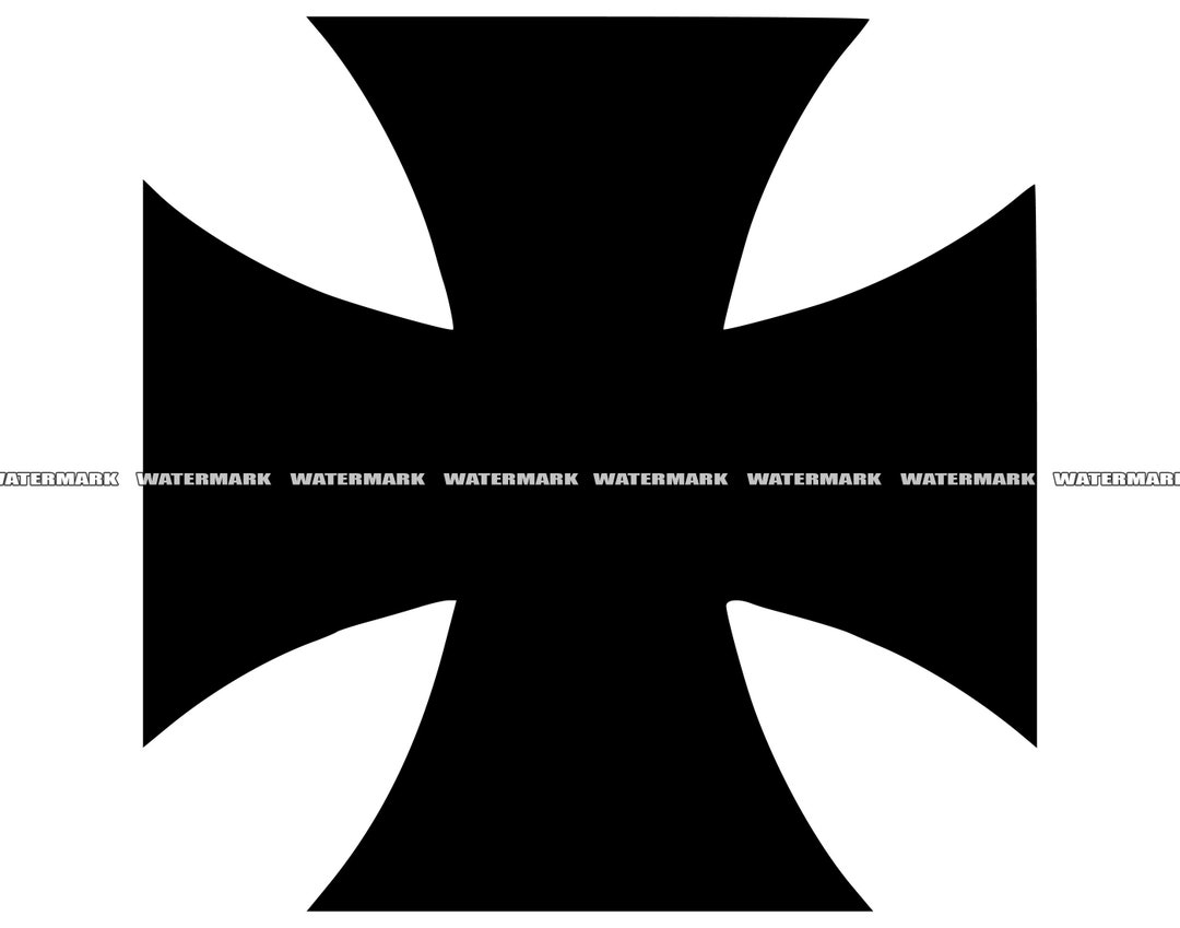 Iron Cross SVG, Iron Cross Cut File, Iron Cross DXF, Iron Cross PNG