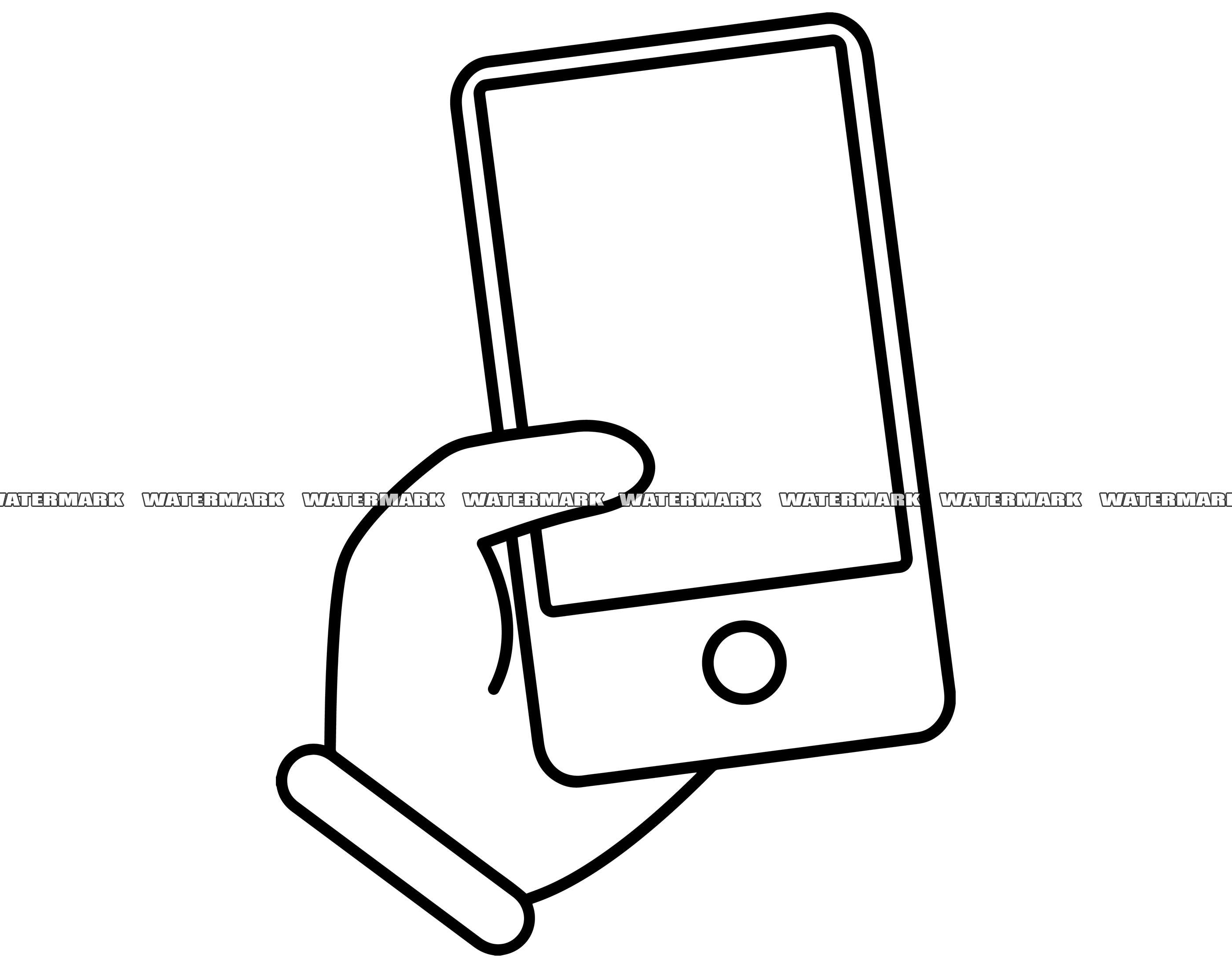 mobile device sales chart clipart