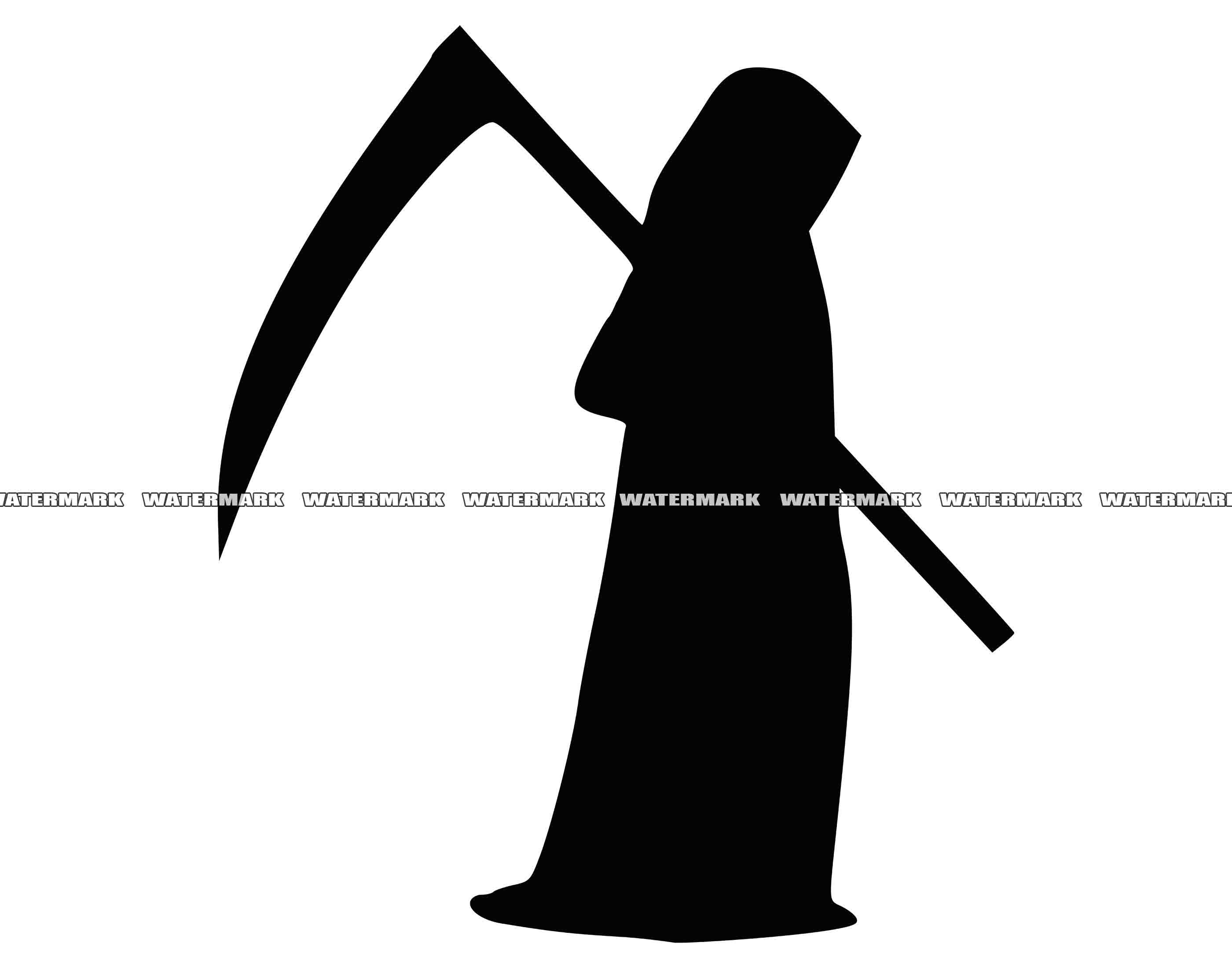 Grim Reaper SVG, 1, Grim Reaper Cut File, Grim Reaper DXF, Grim Reaper