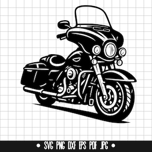 Motorcycle SVG, Motorcycle DXF, Motorcycle PNG, Motorcycle Cut File, Clipart, Digital File, Svg File, Silhouette, Instant Download