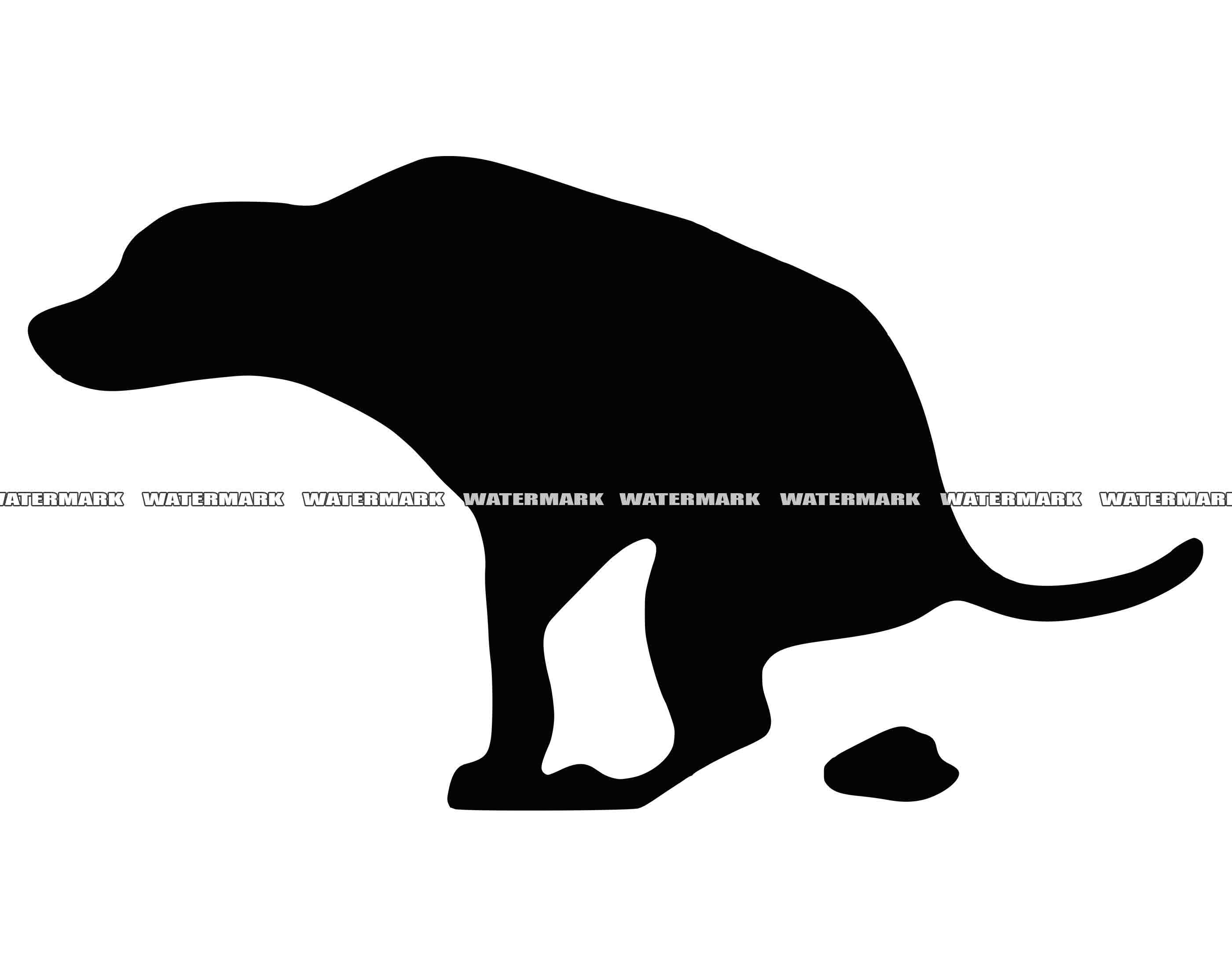 Dog Pooping SVG Dog Pooping Cut File Dog Pooping DXF Dog Etsy