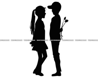 Buy Boy And Girl Clipart Online In India Etsy India
