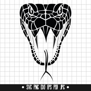 Snake Head SVG Snake Head PNG Snake Head DXF Snake Head Cut File Snake Head Clipart
