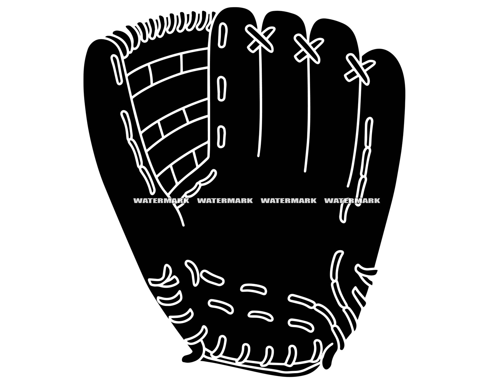 Baseball Glove SVG 2 Mitt SVG, Baseball Glove DXF, Baseball Glove Png, Baseball Glove Clipart