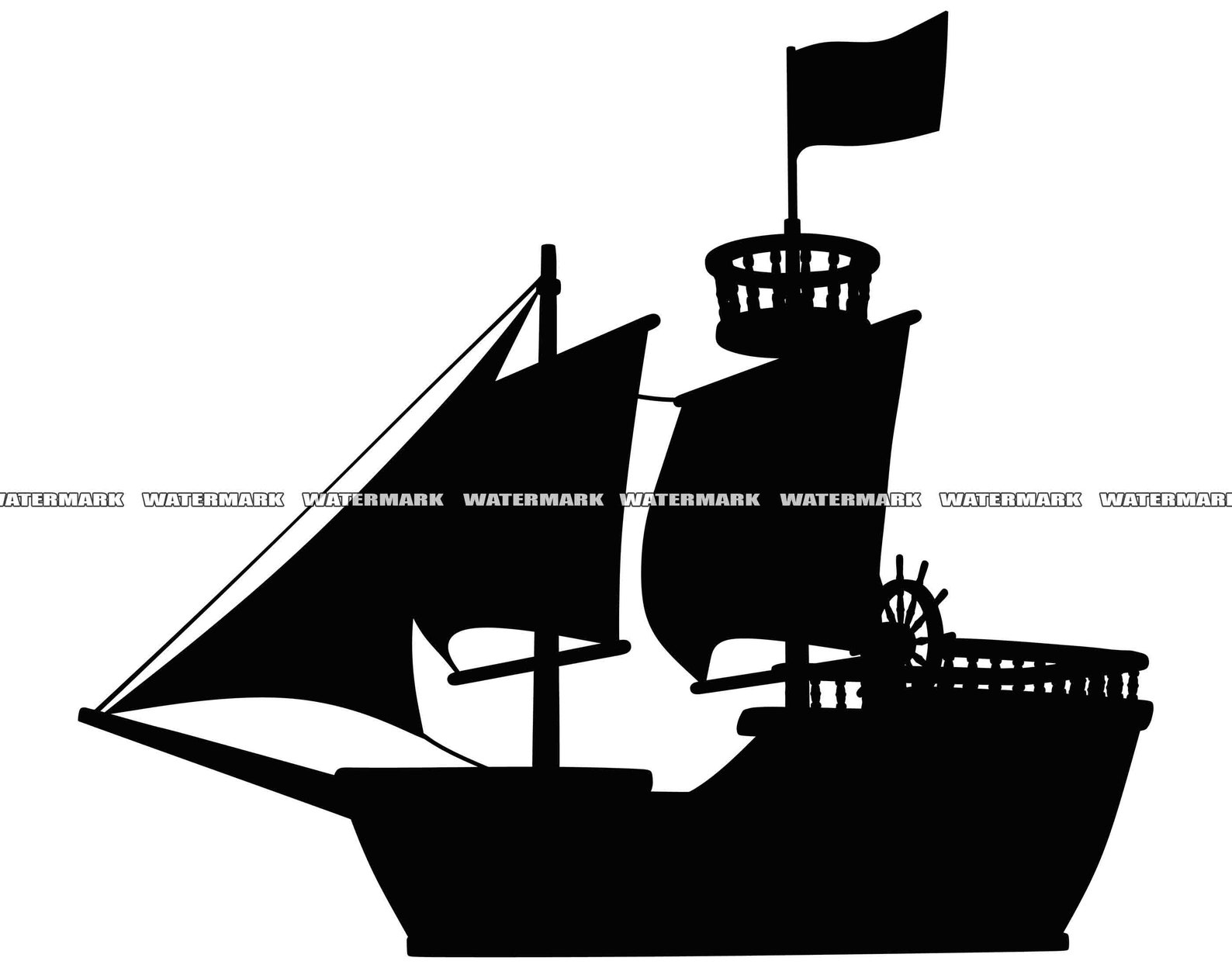 Boat SVG 2 Sailboat Cut File Sailing DXF Sailing Boat - Etsy