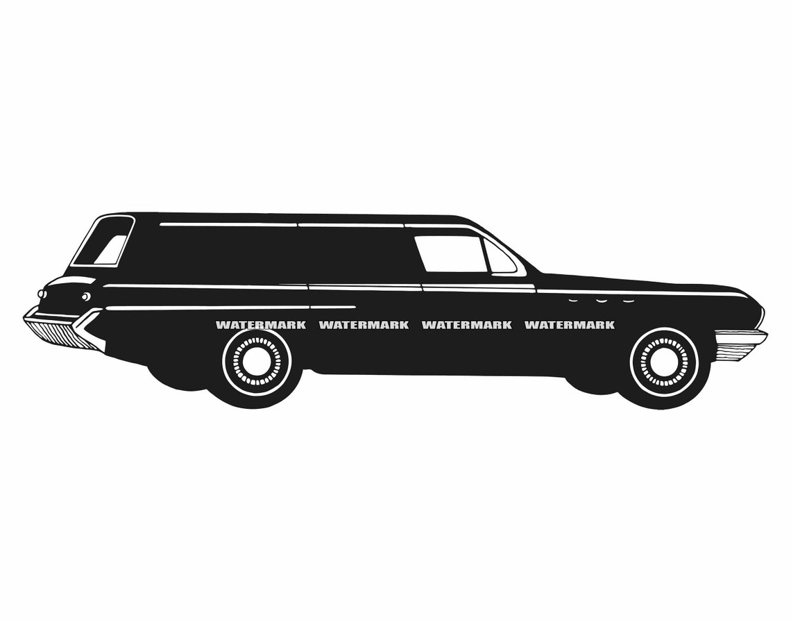 Hearse SVG Hearse Cut File Hearse DXF Hearse PNG Hearse - Etsy