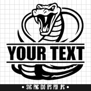 King Cobra SVG, Snake SVG, Cobra PNG, Cobra Svg, Snake Dxf, Svg-bestand, gesneden bestand, Clipart, Digitale Download, Instant Download