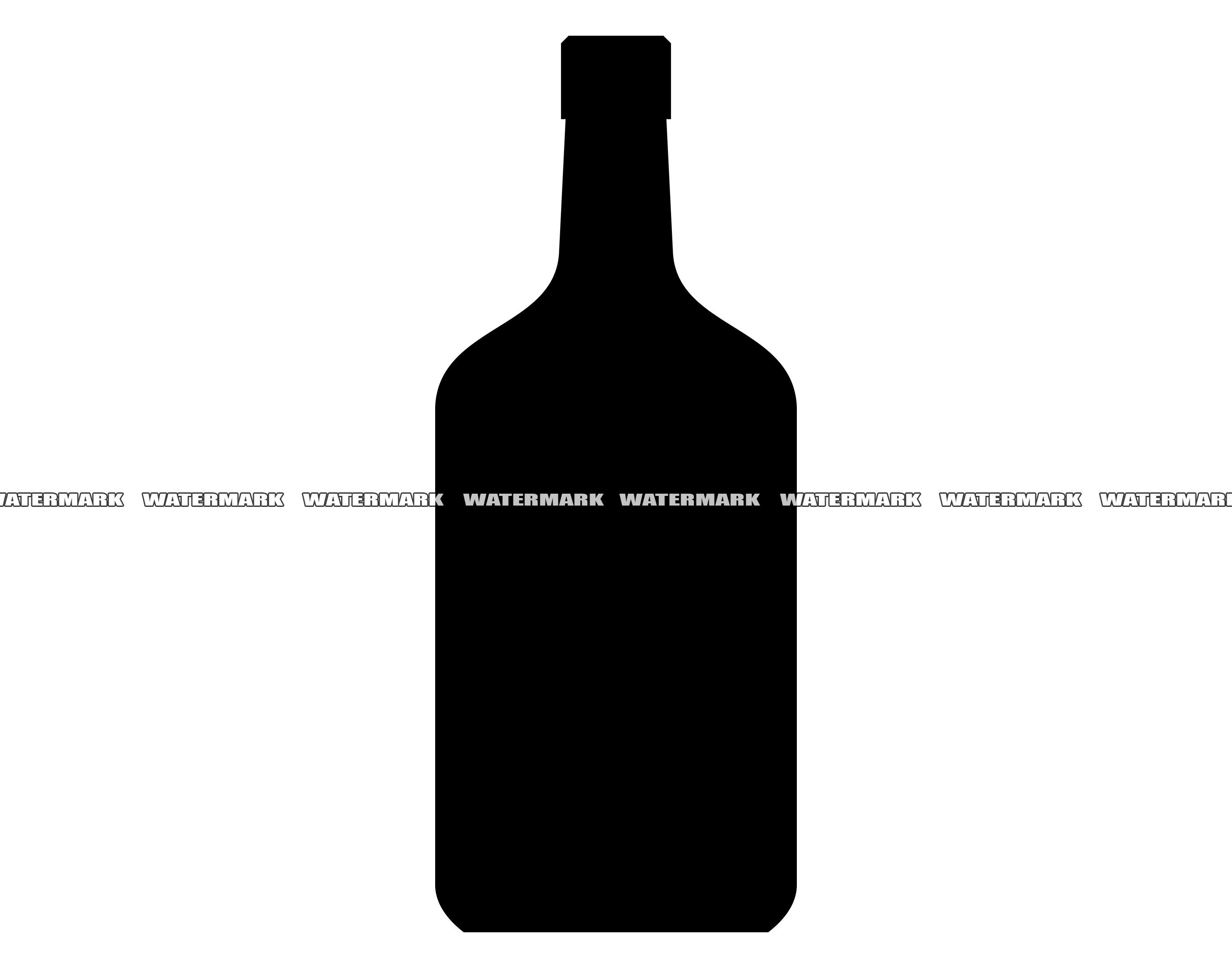 Rum Bottle SVG Cut File DXF PNG Clipart Silhouette Etsy UK