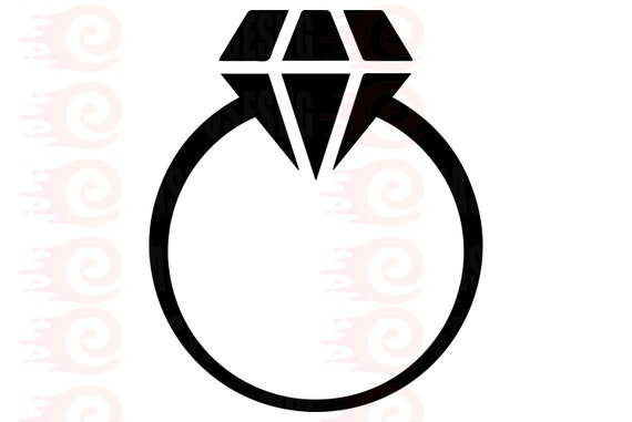 Download Wedding Svg Diamond Ring Dxf