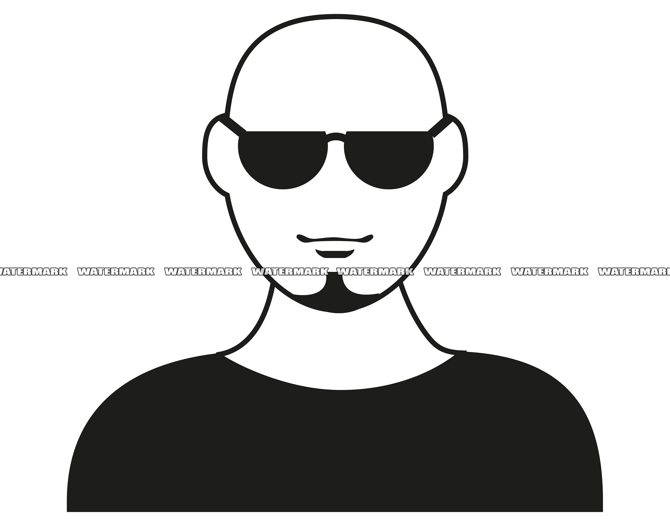 Bald SVG Bald Man Svg Bald Boy Svg Bald Man Cut File Bald Etsy Hong Kong