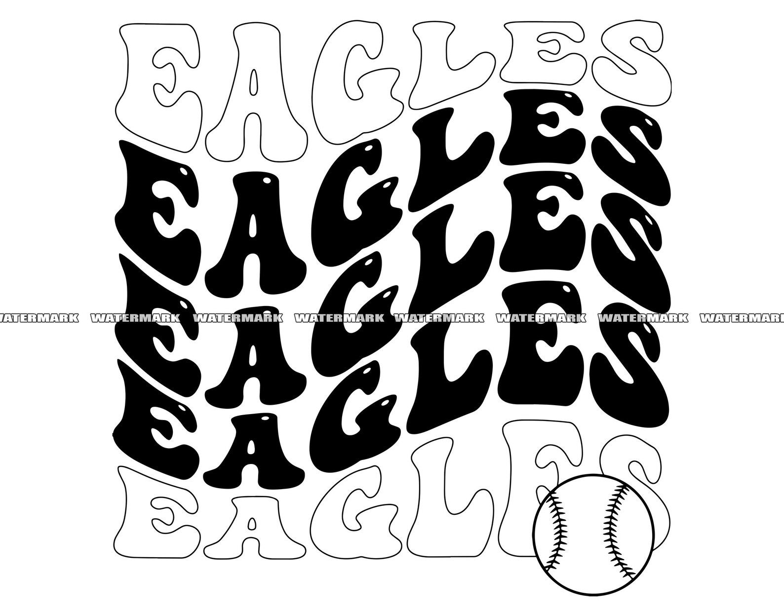 Eagles Baseball SVG Eagles Cut File Eagles DXF Eagles PNG Etsy