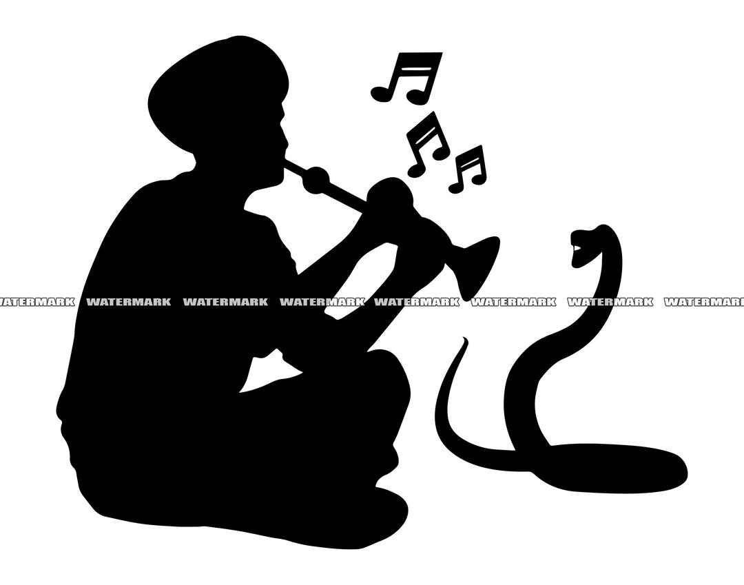 Snake Charmer SVG, Snake Charmer Cut File, Snake Charmer DXF, Snake ...