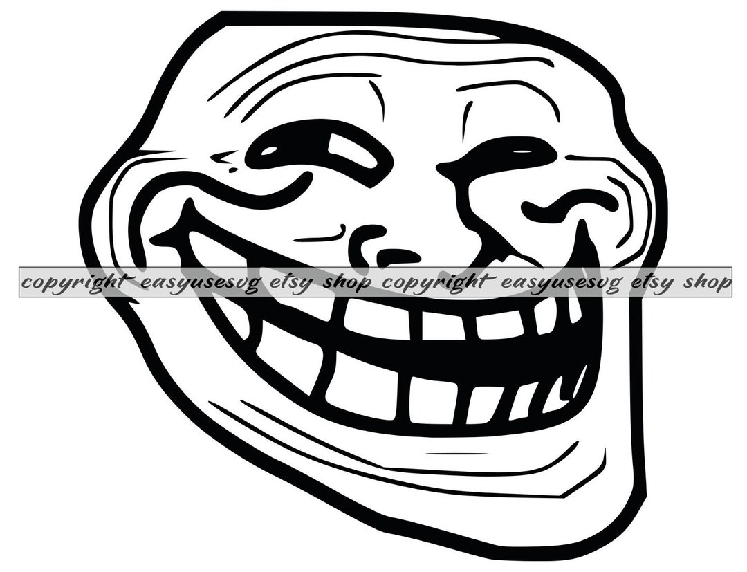 Problem troll face meme transparent background PNG clipart