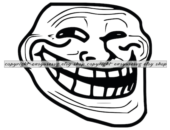 Computer Troll Face PNG