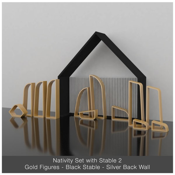 Modern Nativity Etsy