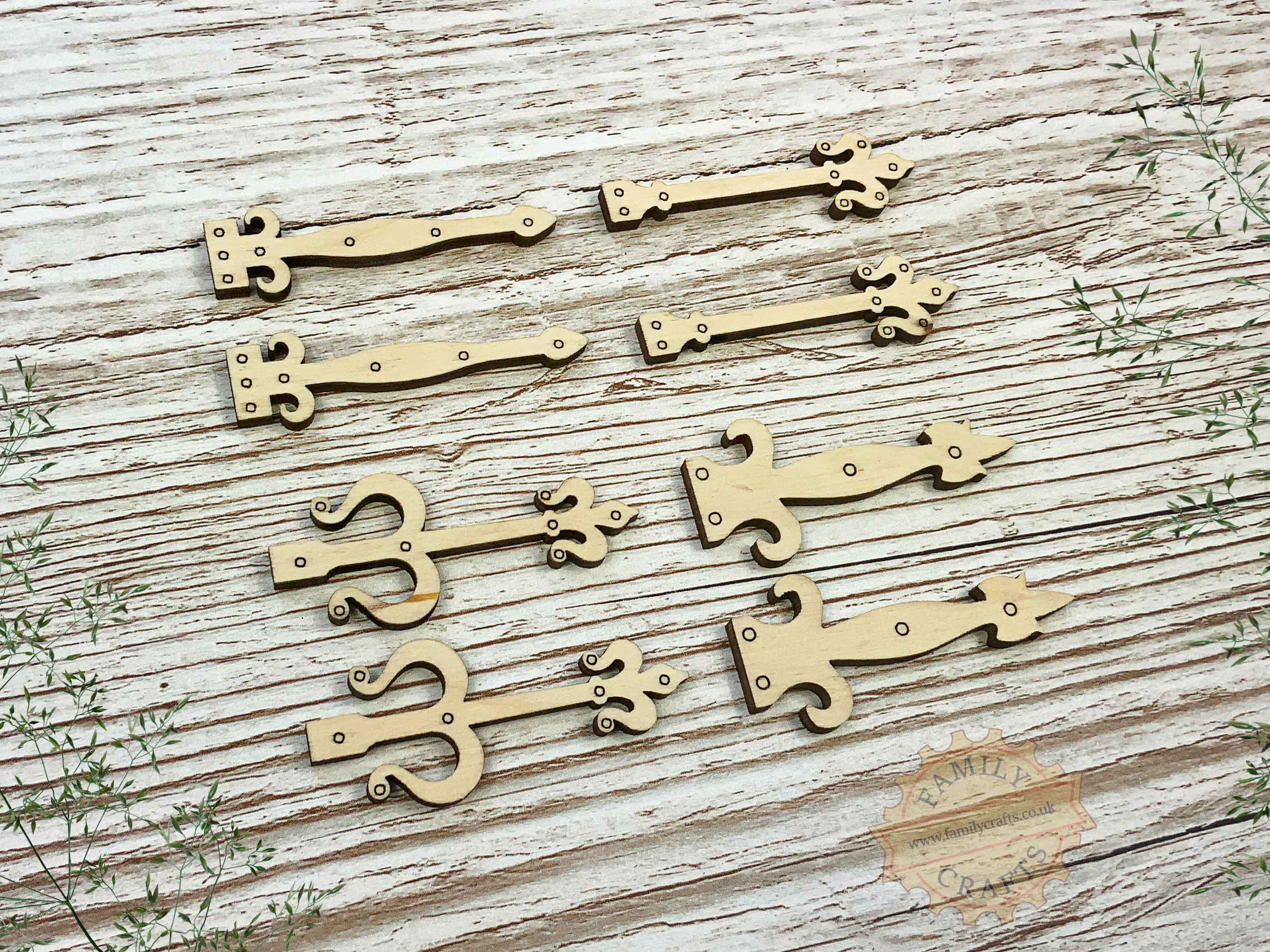 Dolls House Door Hinges Pack of 16 Fairy Door Hinges Fleur Etsy