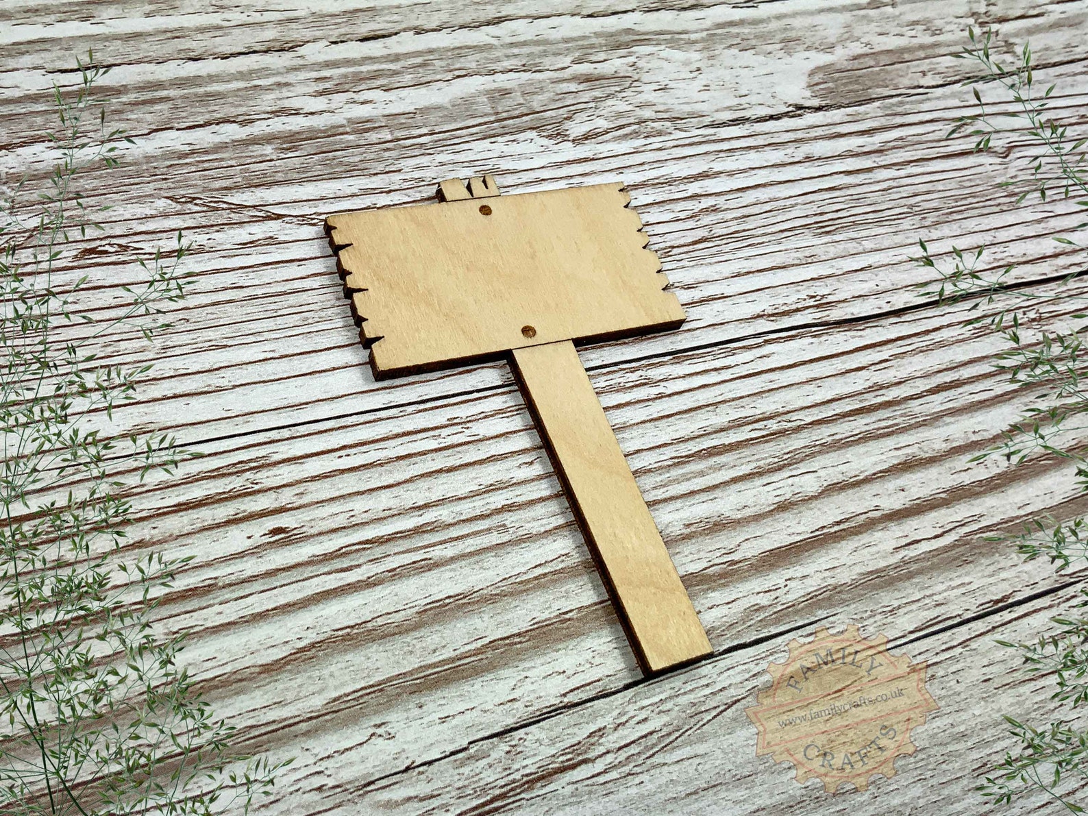 Mini Garden Sign Post 5 Blank Wooden Sign Posts Fairy Garden Etsy