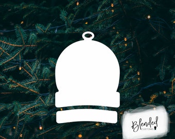 3.5" Sublimation beanie hardboard blanks, sublimation Christmas, MDF Christmas ornament, Unisub® Whiteboard, 10 Pack, Every Day Low Price