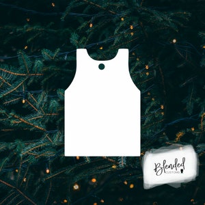 3.5&quot; Sublimation jersey hardboard blanks, sublimation Christmas, MDF Christmas ornament, Unisub® Whiteboard, 10 Pack,  Every Day Low Price