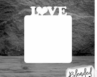 Love photo Blank, Sublimation Blanks, Love Photo MDF Blank, MDF Blank, Unisub® Whiteboard Blank