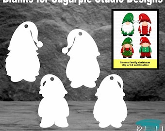 SugarPie Studios Home Ornament Blank - Set of 8-Unisub Whiteboard Blanks-Sublimation Acrylic - MDF Sublimation Blanks-Blended Customs-Crafts