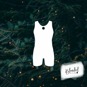 3.5&quot; Sublimation singlet hardboard blanks, sublimation Christmas, MDF Christmas ornament, Unisub® Whiteboard, 10 Pack, Every Day Low Price