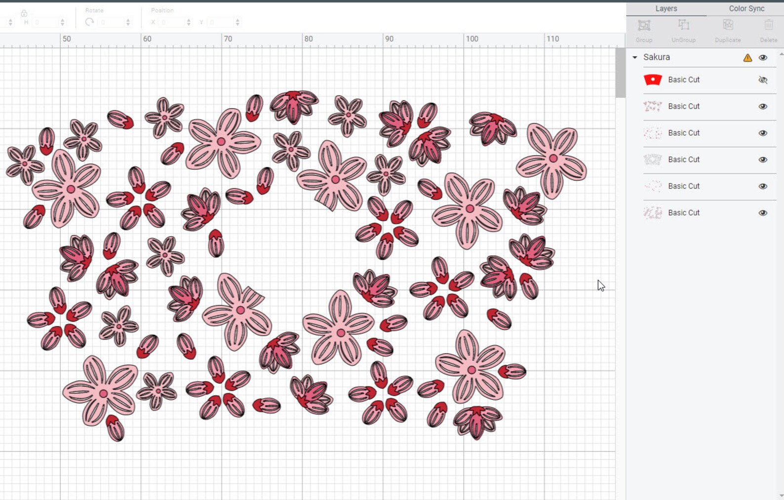 Download Sakura starbucks Full Wrap cup SVG Floral Starbucks svg | Etsy