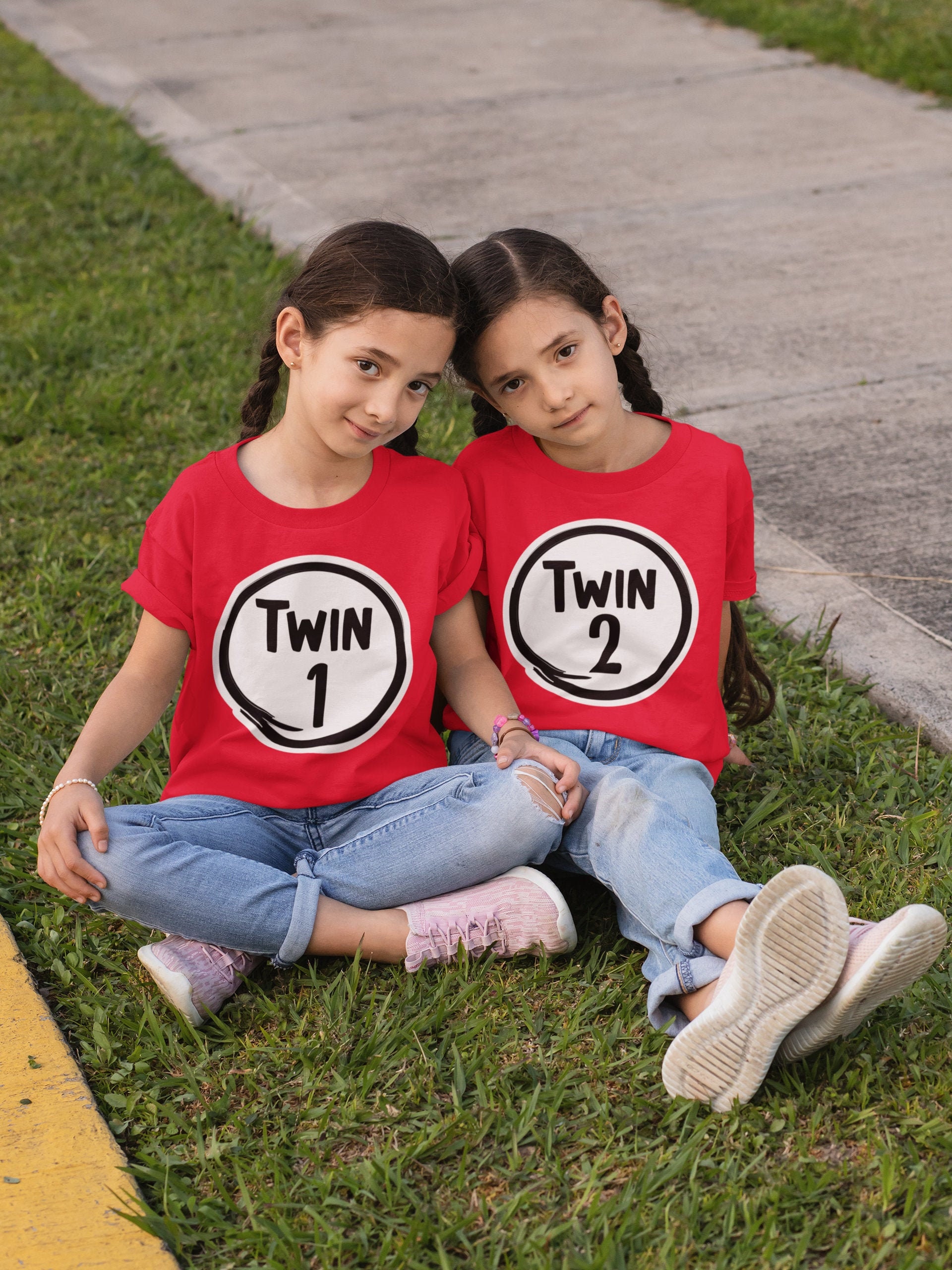 Twin 1 Twin 2 SVG Cut File For Cricut Silhouette Instant | Etsy