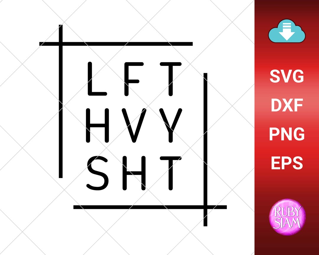 Lft Hvy Sht Svg Lift Heavy Shit Svg Workout Tank Fitness - Etsy Australia