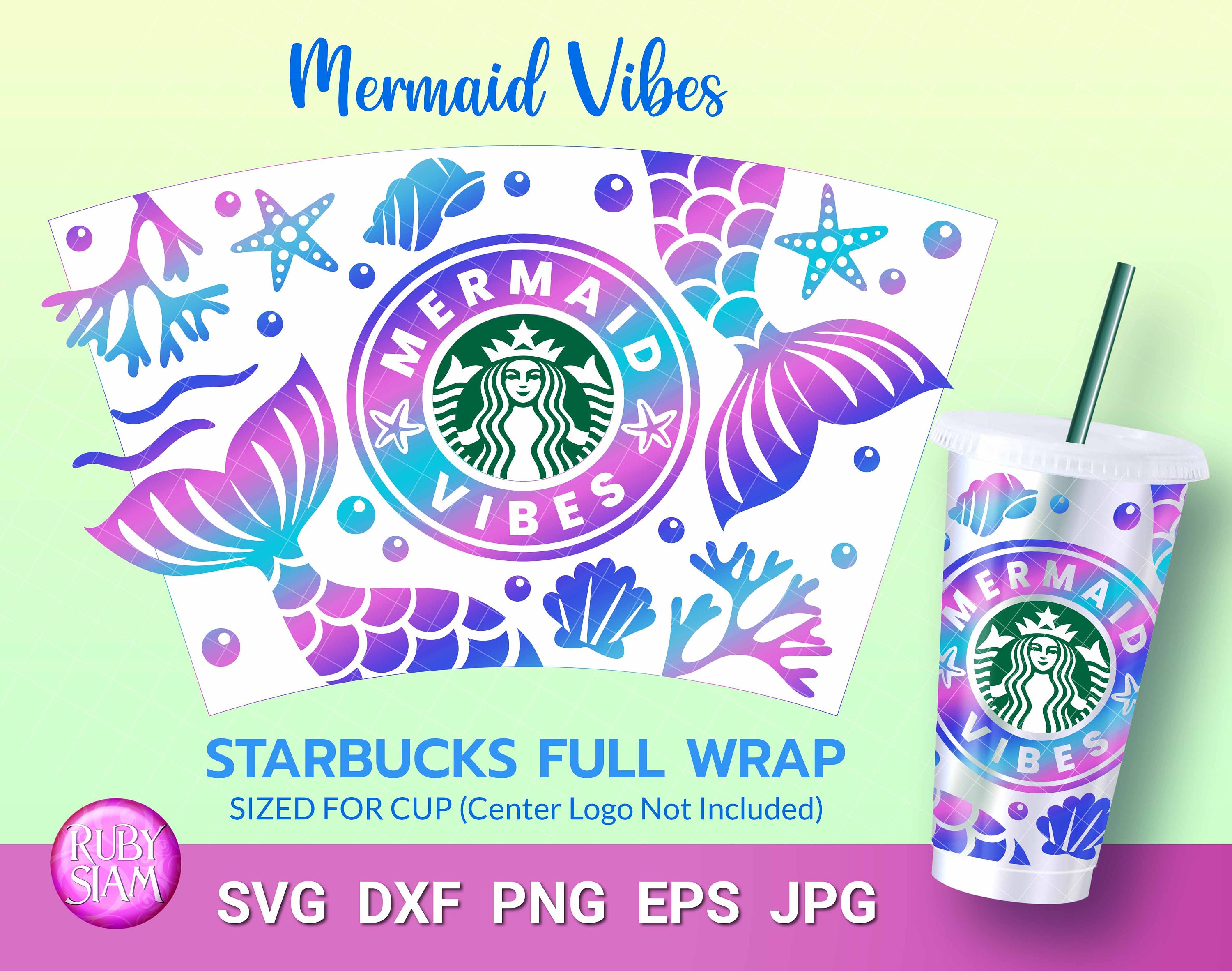 Free Free 157 Mermaid Cup Wrap Svg SVG PNG EPS DXF File