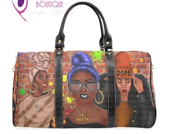 Personalisierte Weekender Tasche, Weekender Handtasche, Reisetasche, Geschenk für sie, Schultertasche, Reise, individuelles Geschenk, Dope