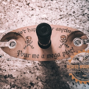 Mega Pint Wijn Caddy-Jack Sparrow-Johnny Depp-Happy Hour-Party-Digital Download-Glowforge-Laser-SVG
