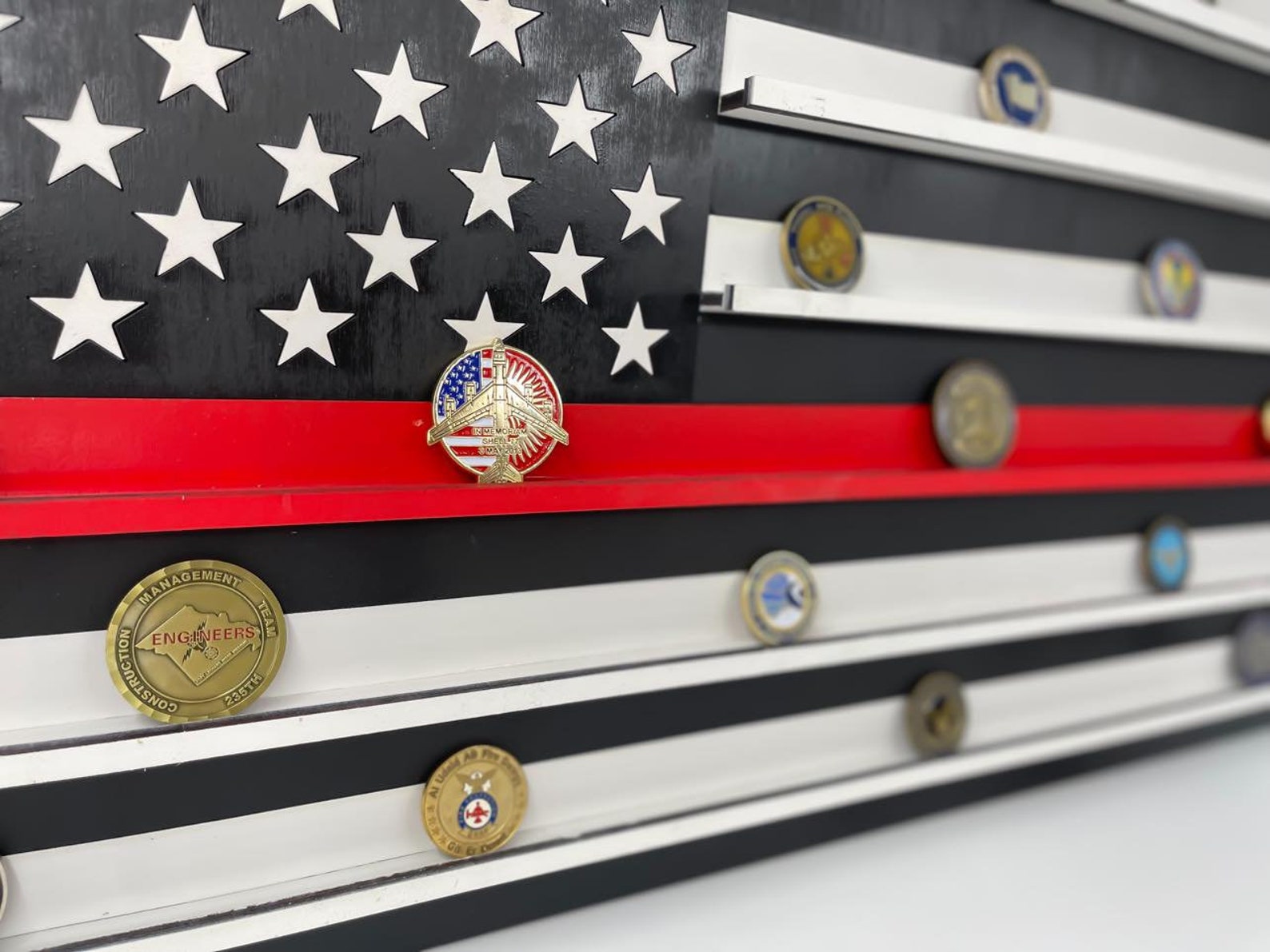 American Flag Coin Holder Large and Small Versions Americadigital