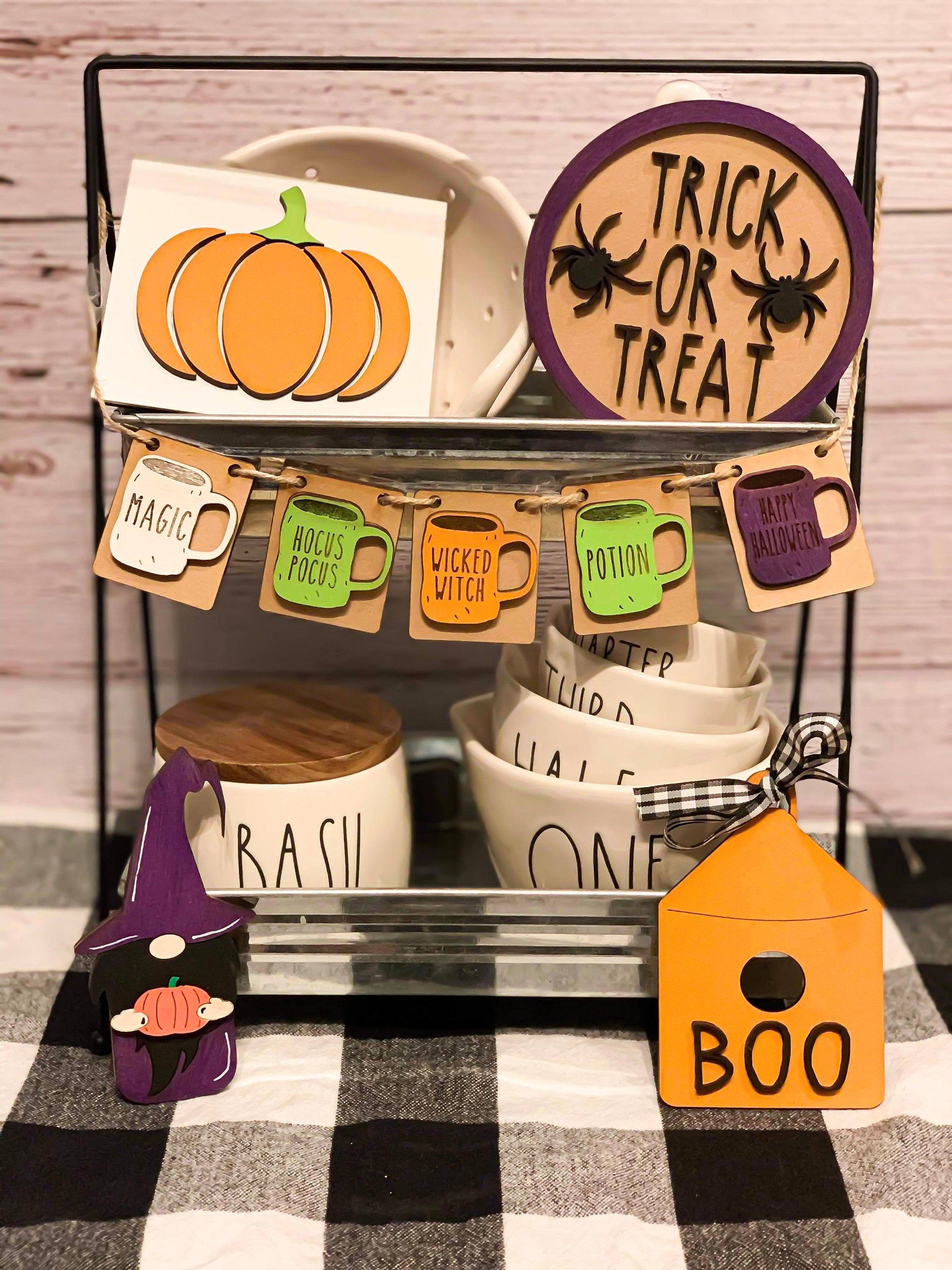 Halloween Rae Dunn Tier Tray Set Set of 5tier Trayrae Dunn Etsy