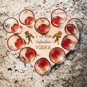 Valentines Day Tequila Shot Board-V-day-Gift-Sexy-Digital Download-Glowforge-Laser-SVG