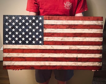 American flag- Large and Small versions- America-Digital Download-Glowforge-Laser-SVG-Digital File