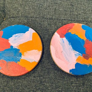 Watercolor coasters