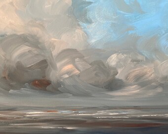 Sky Study 2. Original seascape painting.