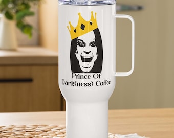 Ozzy rest in peace tumbler, Princess of Darkness tumbler, RIP Ozzy, Funny mug, rock and roll mug, funny tumbler, gift for coffee lovers