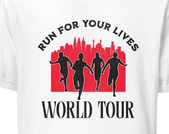 Run for your lives, Run for your lives tour, Maidan army shirt, Eddie the Head shirt, Trooper Skull tee, powerslave mummy shirt