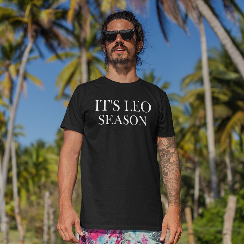 Det är Leo Season shirt, Leo Shirt, chemise du Lion, camisa de Leo, Löwe-Hemd, 獅子座のシャツ, футболка со львом, shīzi zuò chènshān bild 2